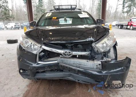 2016 Toyota Highlander Limited V6 z USA, uszkodzony, nr VIN 5TDDKRFH4GS256744